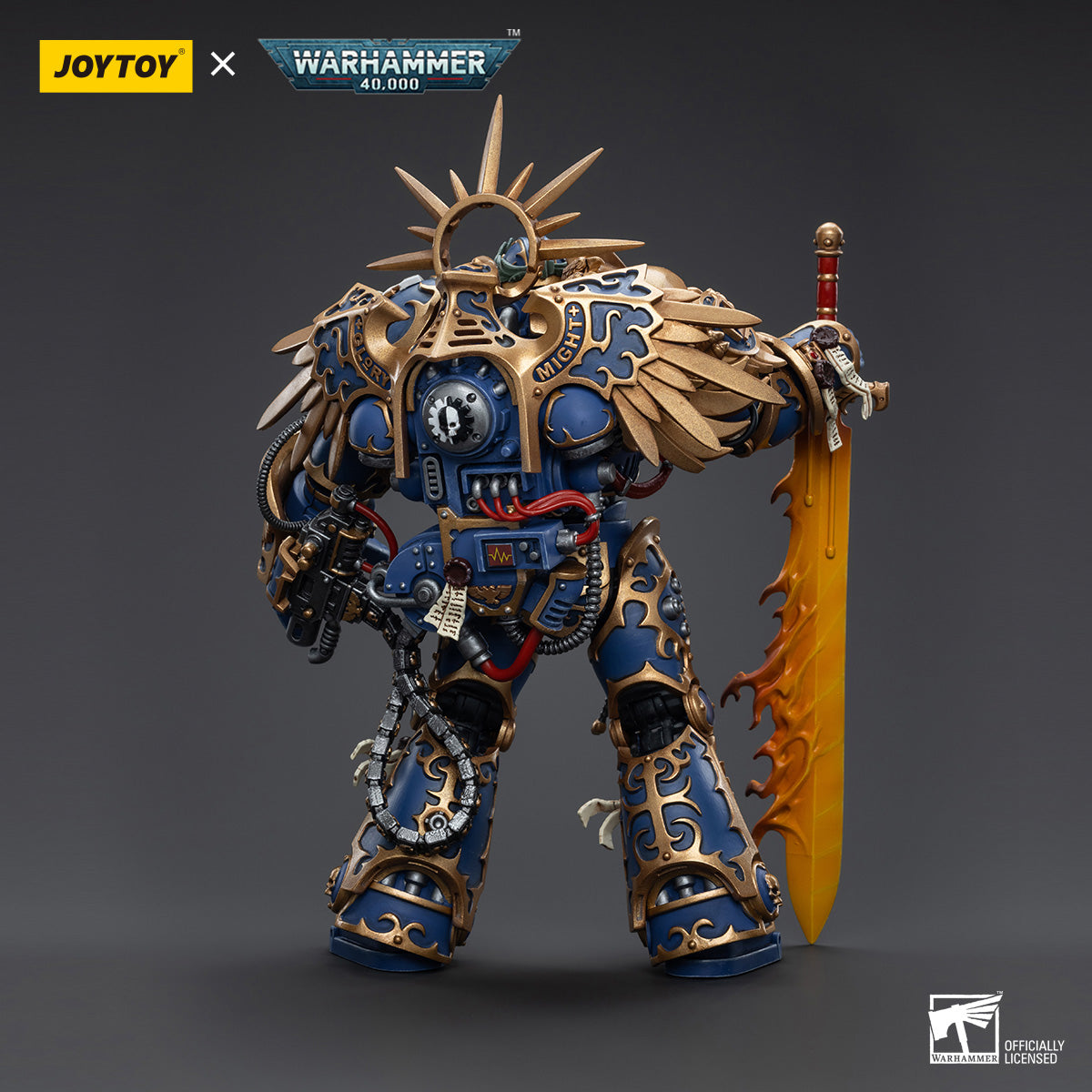 JOYTOY Action Figure 1/18 Ultramarines Primarch  Roboute Guilliman Model Birthday Gifts