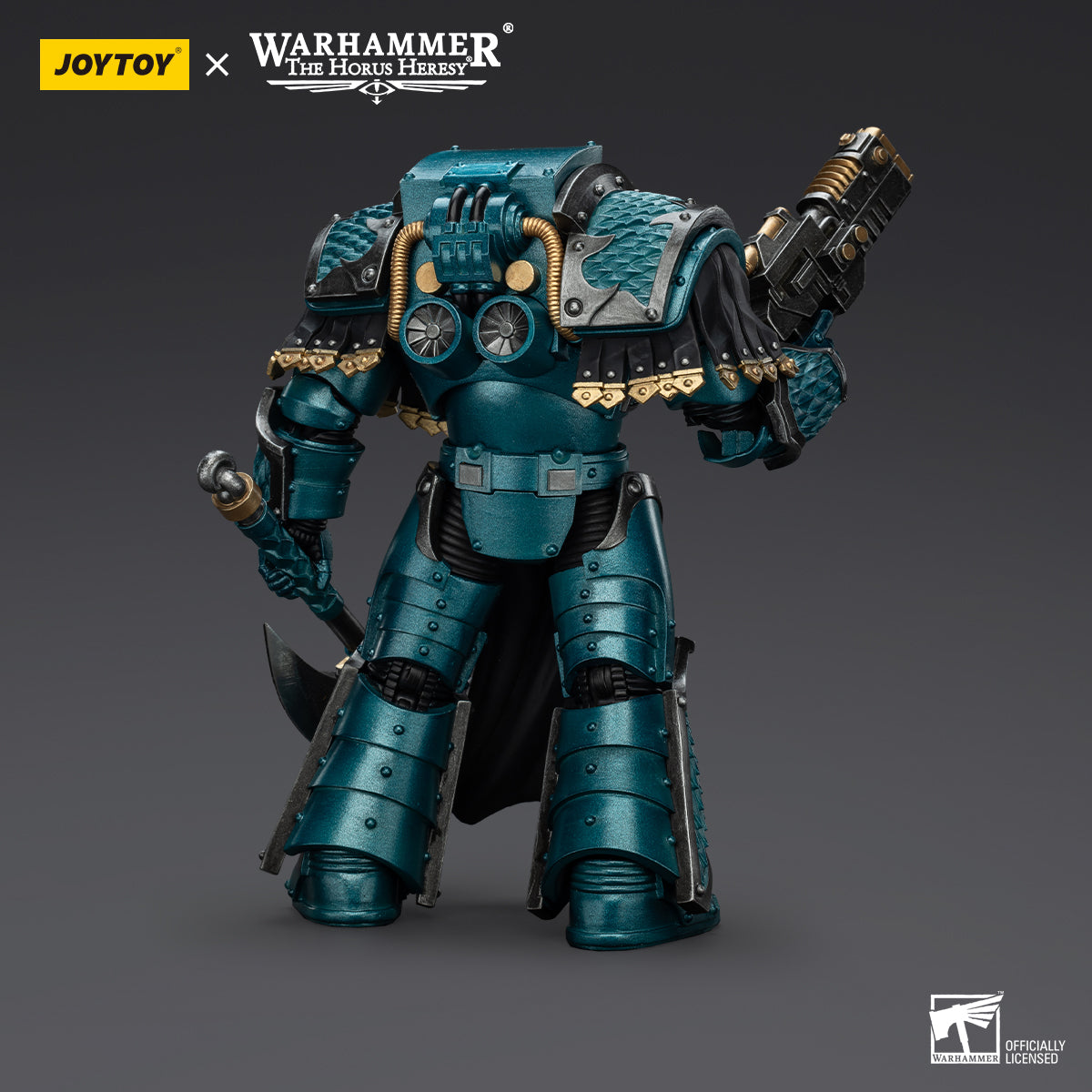 [IN STOCK]JOYTOY Warhammer 40K Action Figure 1/18 Alpha Legion Lernaean Terminator with Volkite Charger