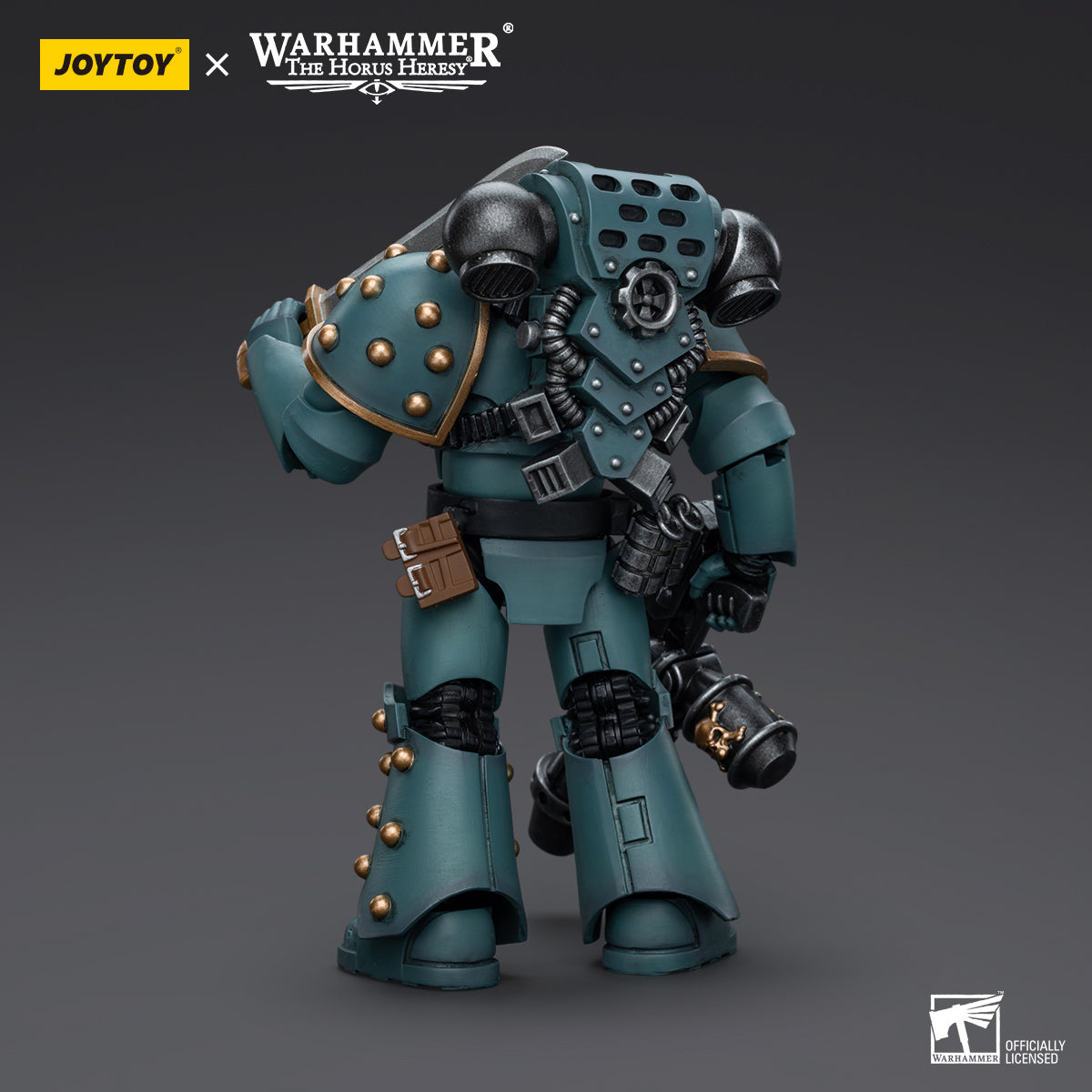 JOYTOY Action Figure 1/18 MKIV Tactical Squad Legionary with Flamer Model Birthday Gifts 