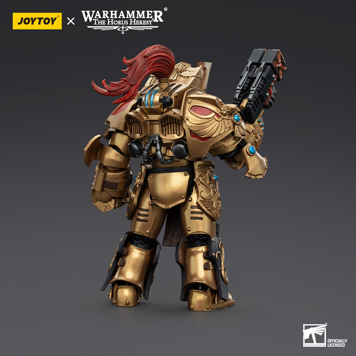 JOYTOY  Warhammer "The Horus Heresy" Action Figure 1/18  Legio Custodes Aquilon Terminator Squad Aquilon with twin-linked Adrathic Destructor Assault Anime Military Model Toys  JT00751