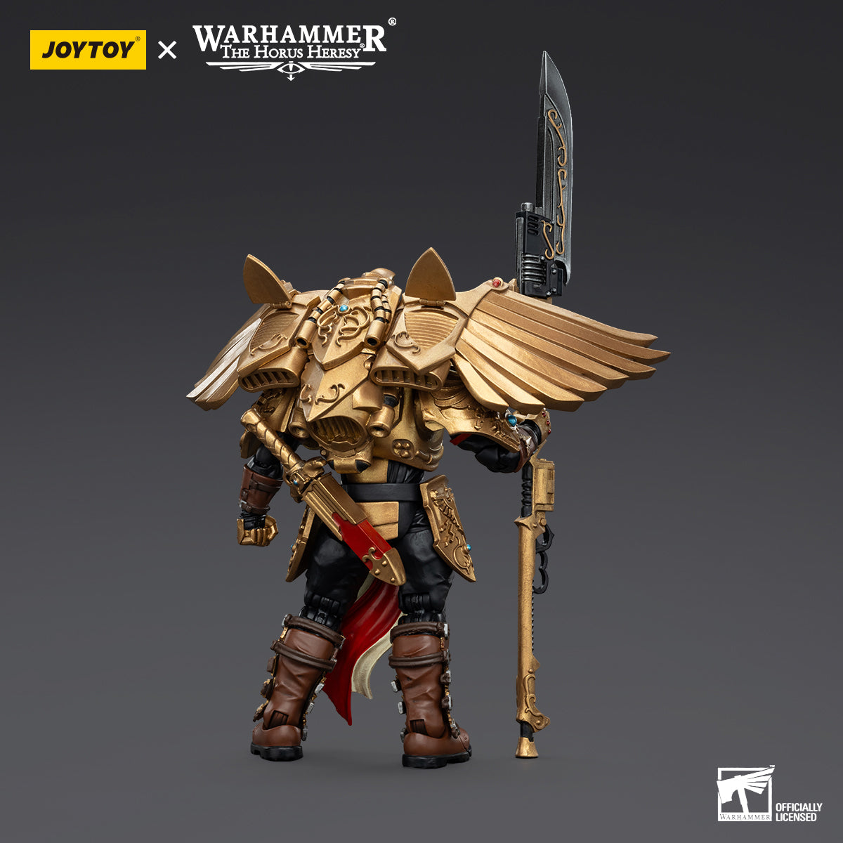 JOYTOY Action Figure 1/18 Legio Custodes Custodian Venatari Squad Venatari with Venatari Lance Model Birthday Gifts 