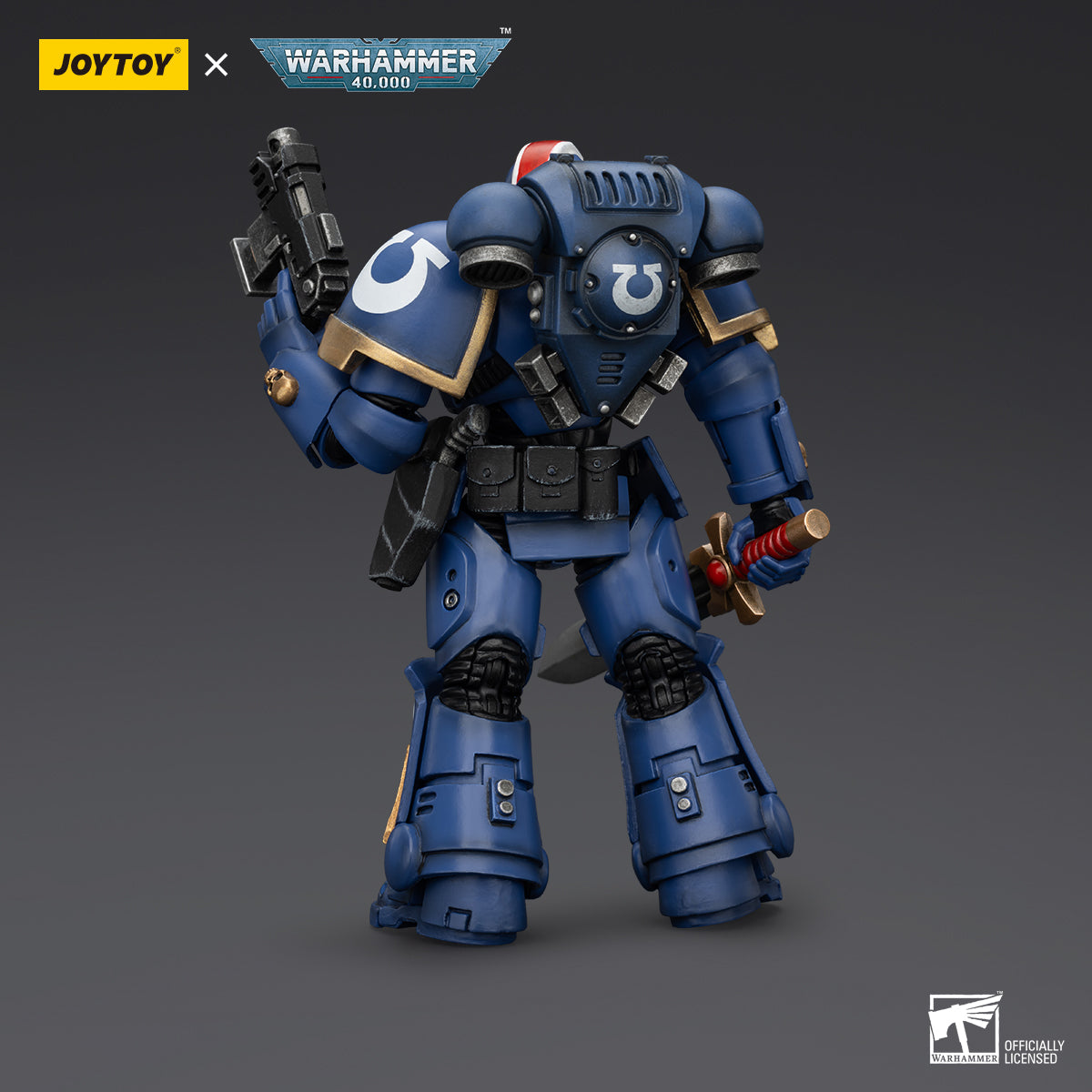 [IN STOCK]JOYTOY Warhammer 40K Action Figure 1/18 Ultramarines Heroes of the Chapter Primaris Lieutenant Erastus