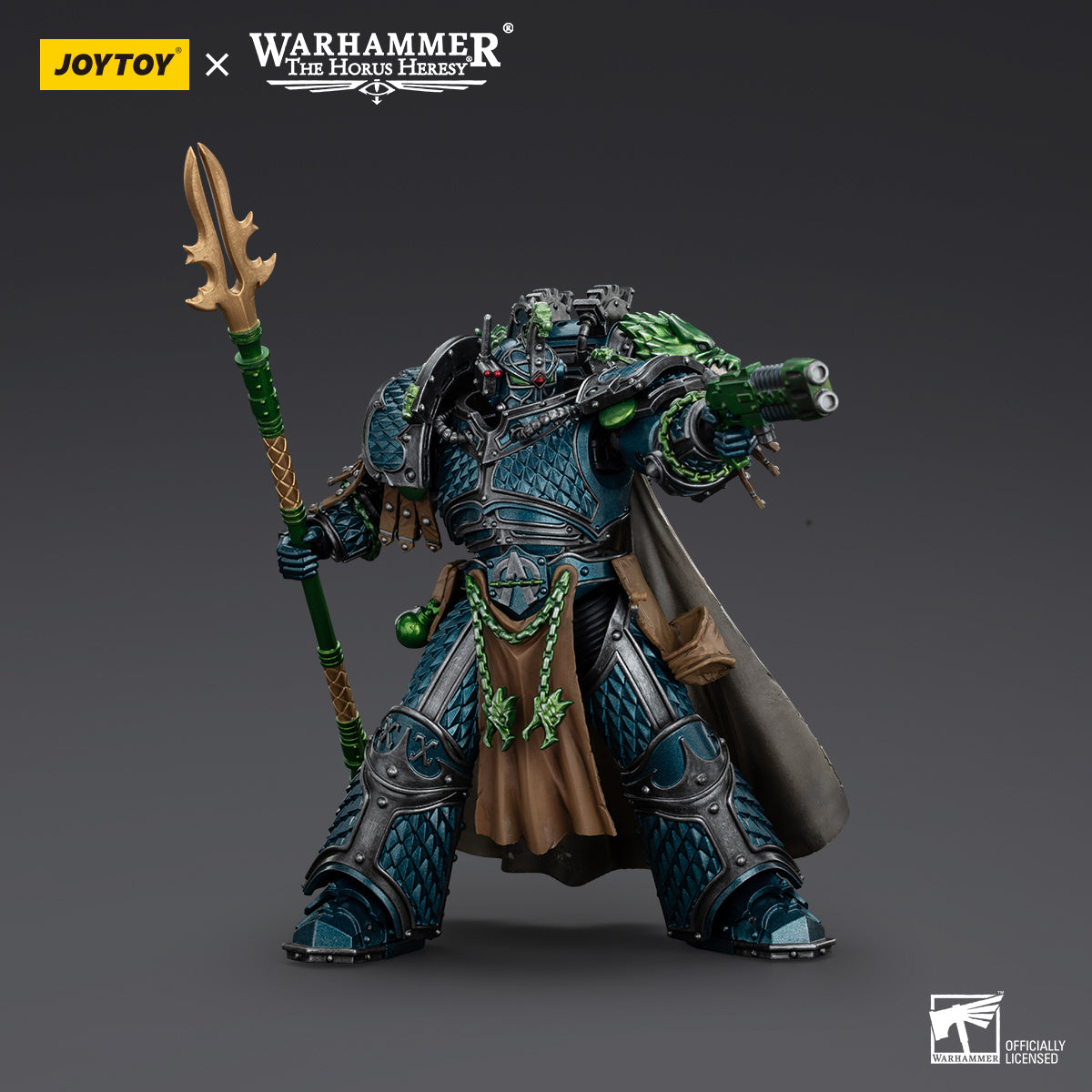 [IN STOCK]JOYTOY Warhammer 40K Action Figure 1/18 Alpha Legion Alpharius, Primarch of the XXth Legion-Saboteur Consul-Contemptor Dreadnought with Gravis Plasma Cannon 3PCS