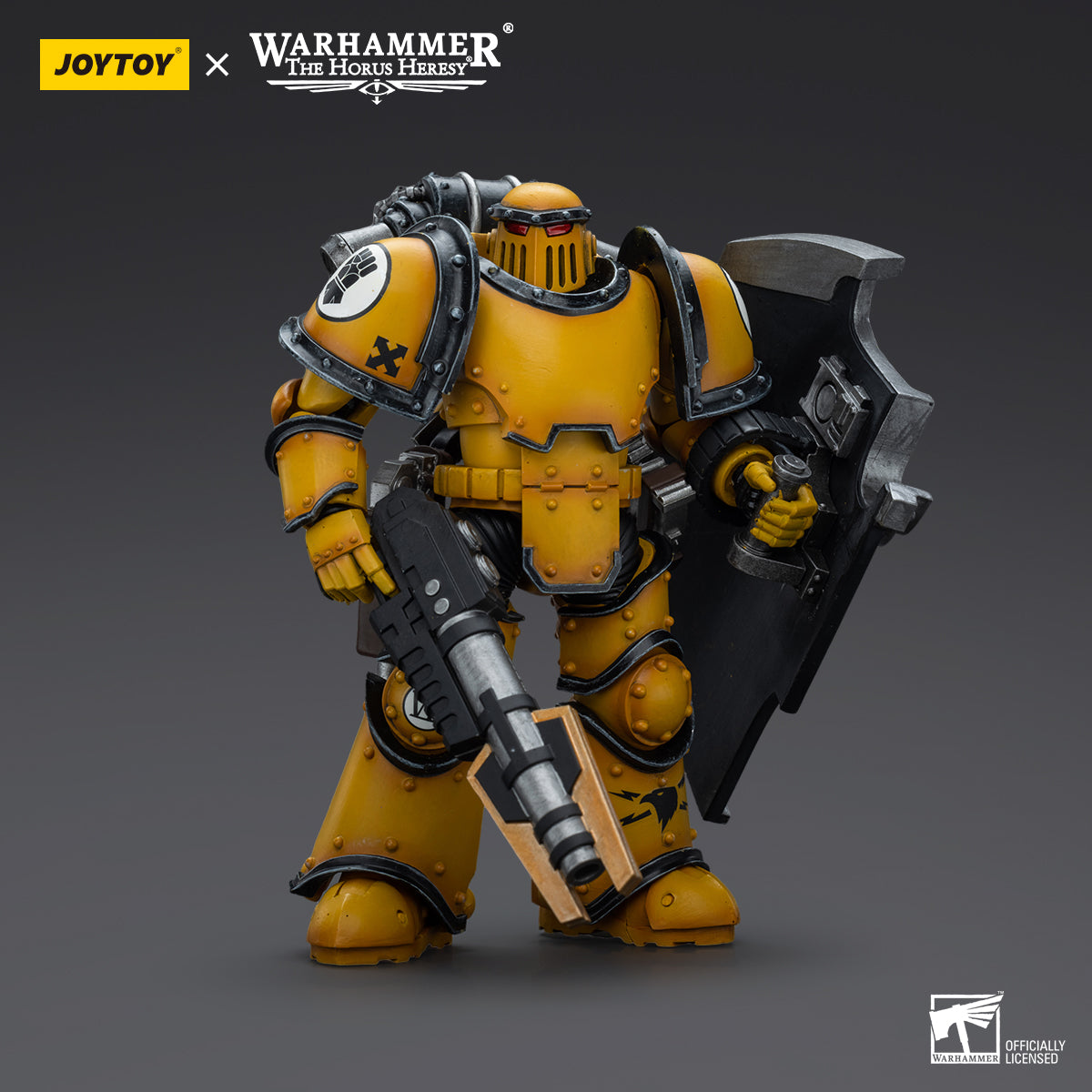 JOYTOY Action Figure 1/18 Imperial Fists Legion MkIII Breacher Squad Legion Breacher with Lascutter Model Birthday Gifts 