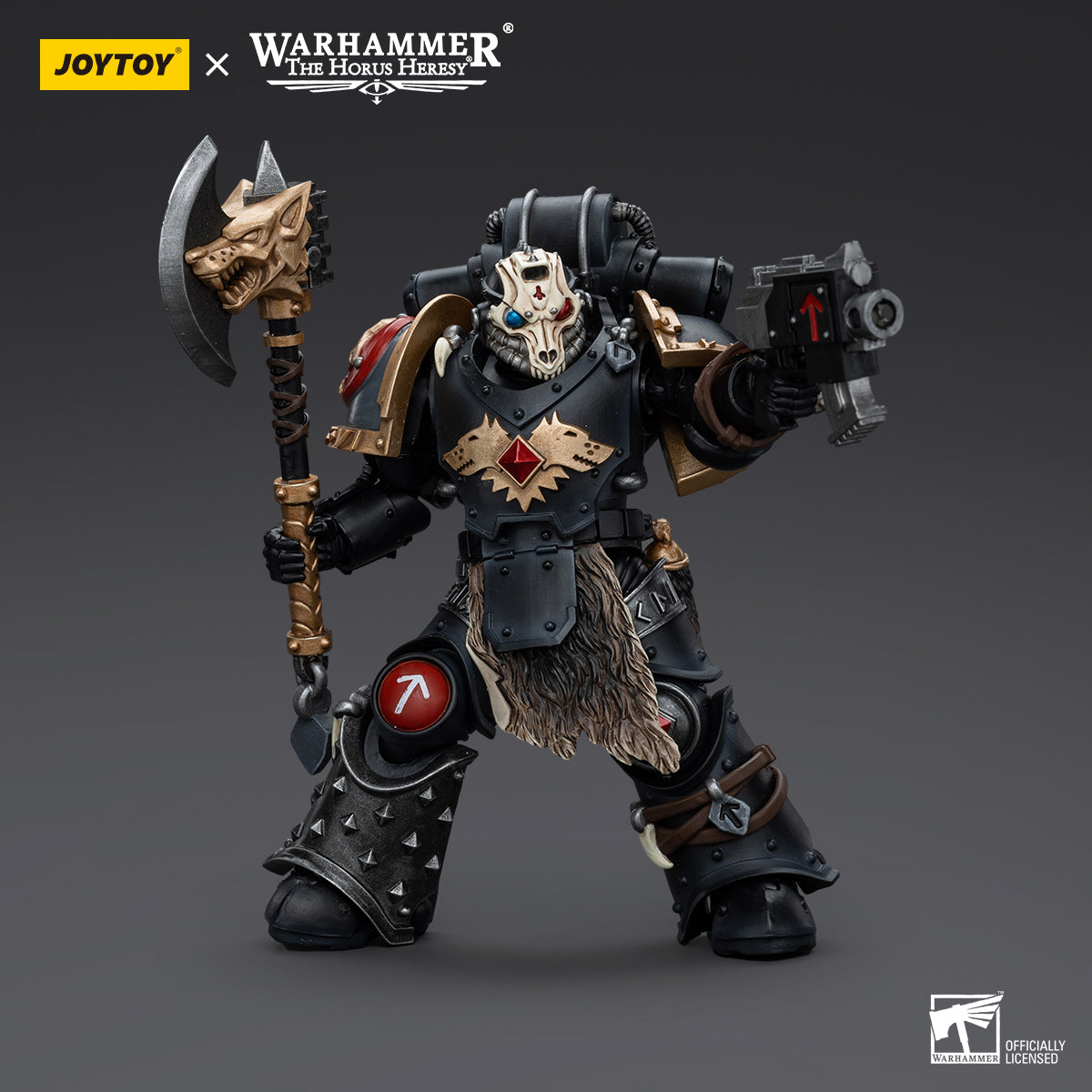 JOYTOY Action Figure 1/18 Space Wolves Deathsworn Pack Deathsworn 4 Model Birthday Gifts 