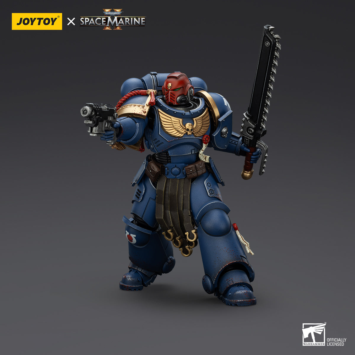 [IN STOCK]JOYTOY Warhammer 40K Action Figure 1/18 Ultramarines Sergeant Gadriel-Collectors Edition