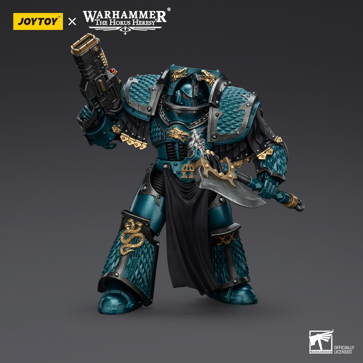 [IN STOCK]JOYTOY Warhammer 40K Action Figure 1/18 Alpha Legion Lernaean Terminator with Volkite Charger