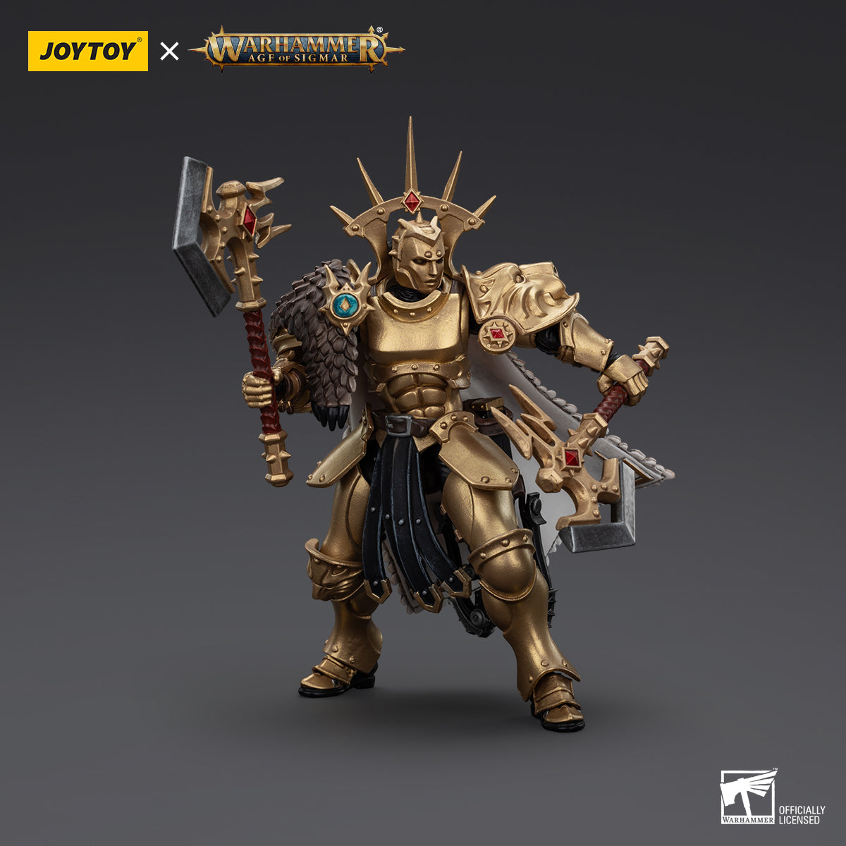 JOYTOY Action Figure 1/18 Warhammer AGE OF SIGMAR -Stormcast Eternals The Blacktalons Neave Blacktalon Model Birthday Gifts 