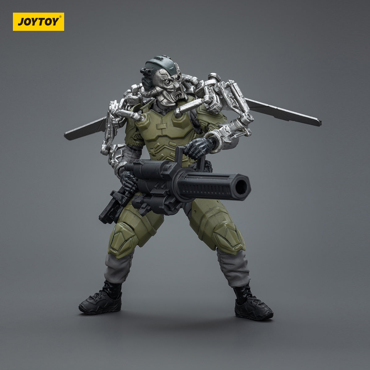 JOYTOY Action Figure 1/18 Army Builder Promotion Pack Figure 29 - Lone Wolf with Exoskeleton Model Birthday Gifts 