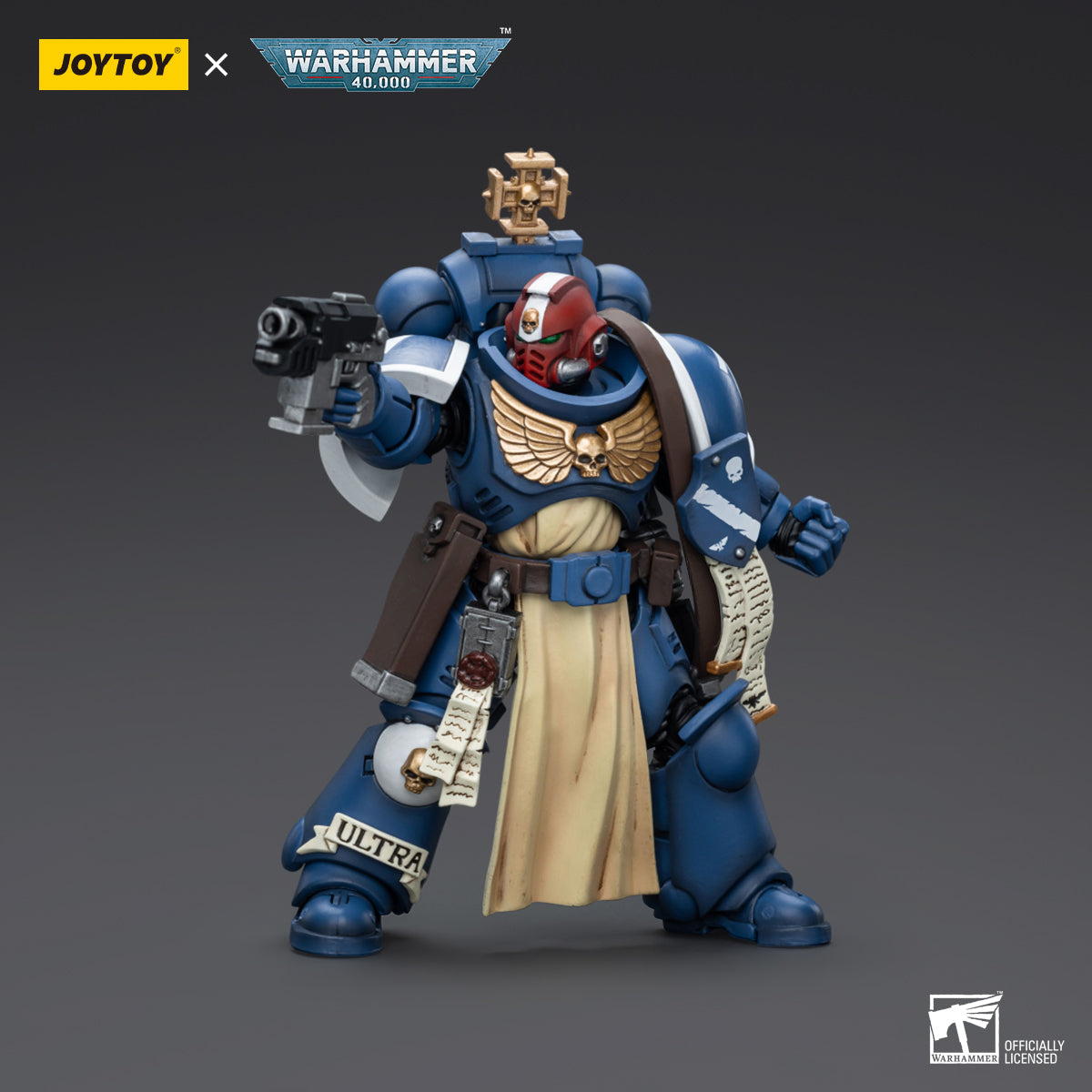 [IN STOCK]JOYTOY Warhammer 40K Action Figure 1/18 Ultramarines Sternguard Veteran Sergeant