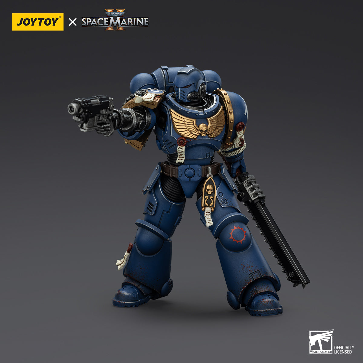 [IN STOCK]JOYTOY Warhammer 40K Action Figure 1/18 Ultramarines Brother Chairon-Collectors Edition