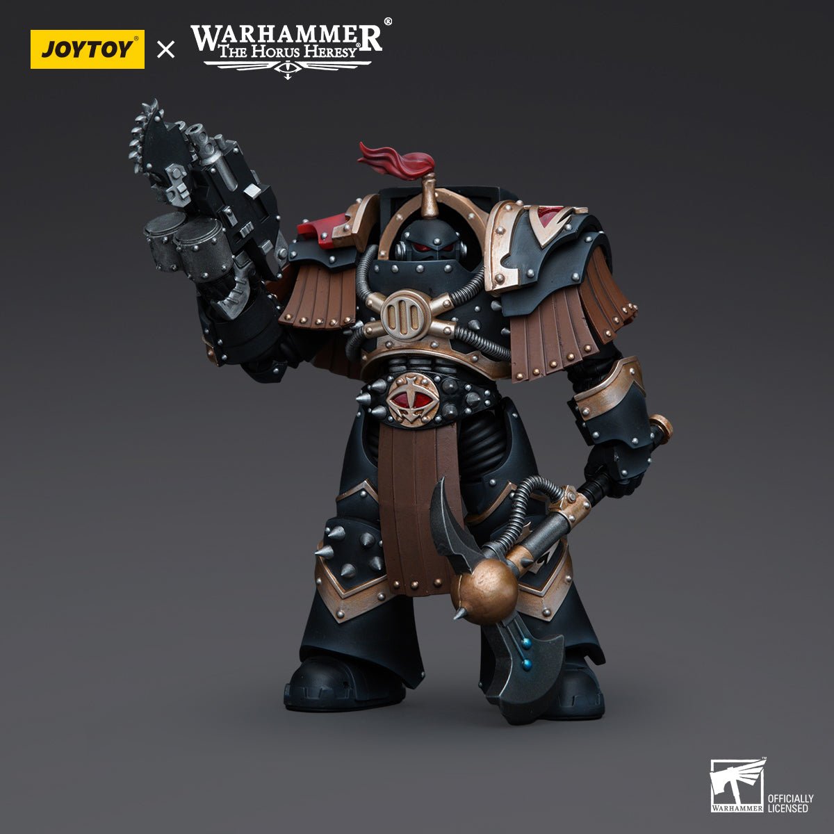 JOYTOY Action Figure 1/18 Sons of Horus Justaerin Terminator Squad Justaerin with Carsoran Power Ax Model Birthday Gifts