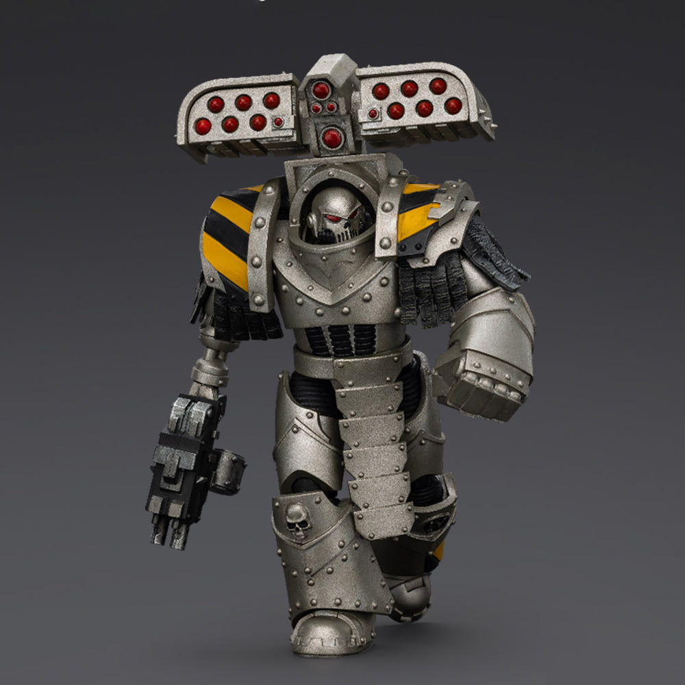 JOYTOY Warhammer 40,000 The Horus Heresy 1/18 Action Figure-Iron Warriors Tyrant Siege Master Terminator with Rocket Launcher Collection Model Birthday Gift