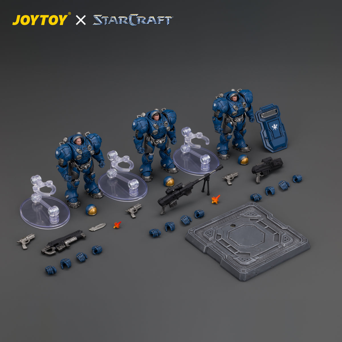 JOYTOY 1/25 STARCRAFT  Action Figure Terran Marine Set Collection Model Pre-Order