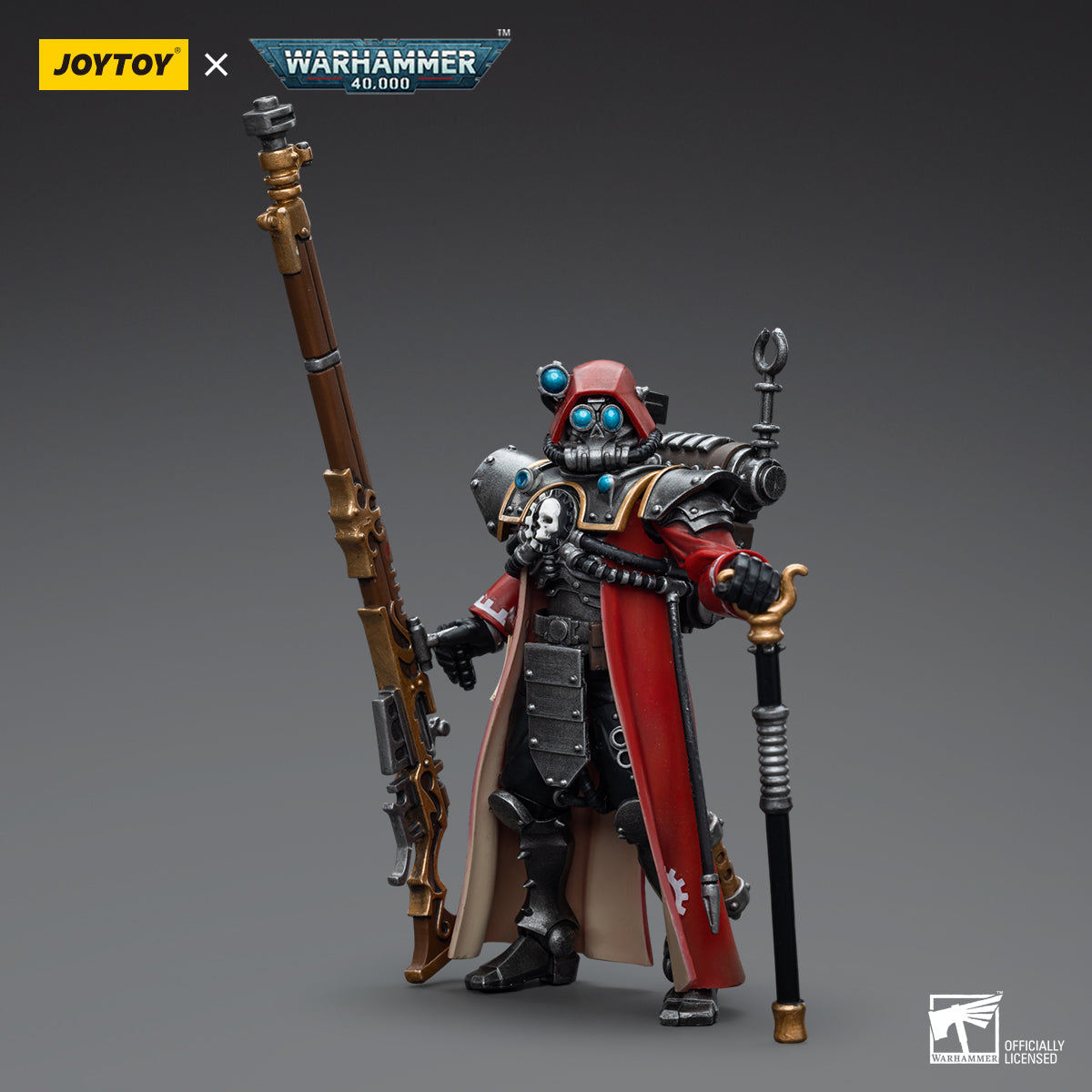[IN STOCK]JOYTOY Warhammer 40K Action Figure 1/18 Adeptus Mechanicus Skitarii Ranger with Transuranic Arquebus
