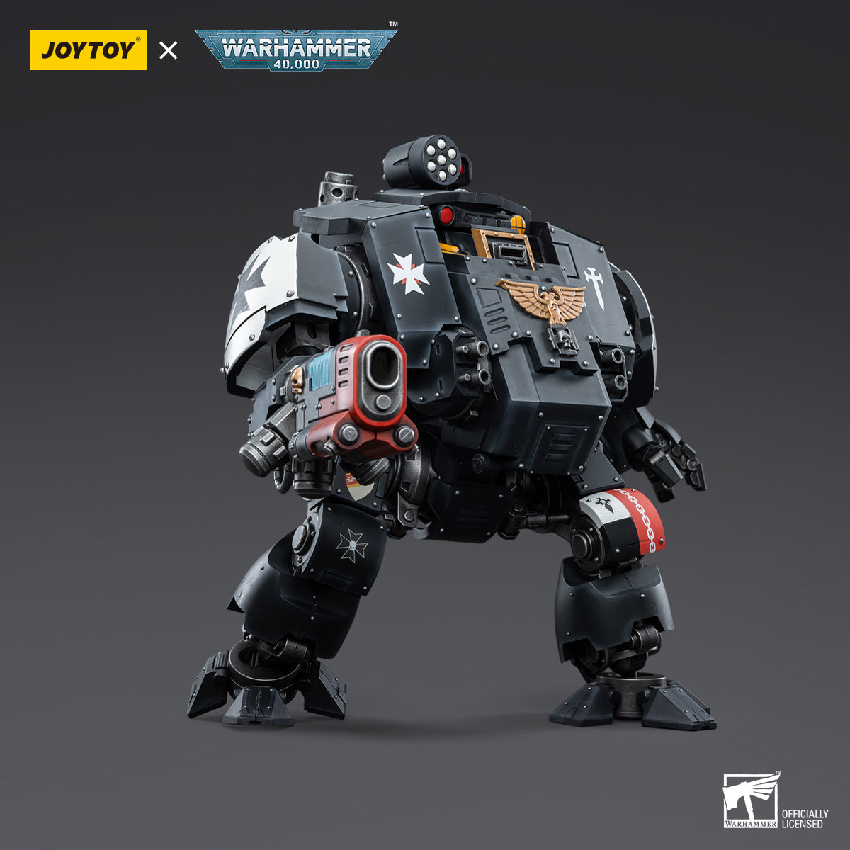[IN STOCK]JOYTOY Warhammer 40K Action Figure 1/18 Black Templars Redemptor Dreadnought
