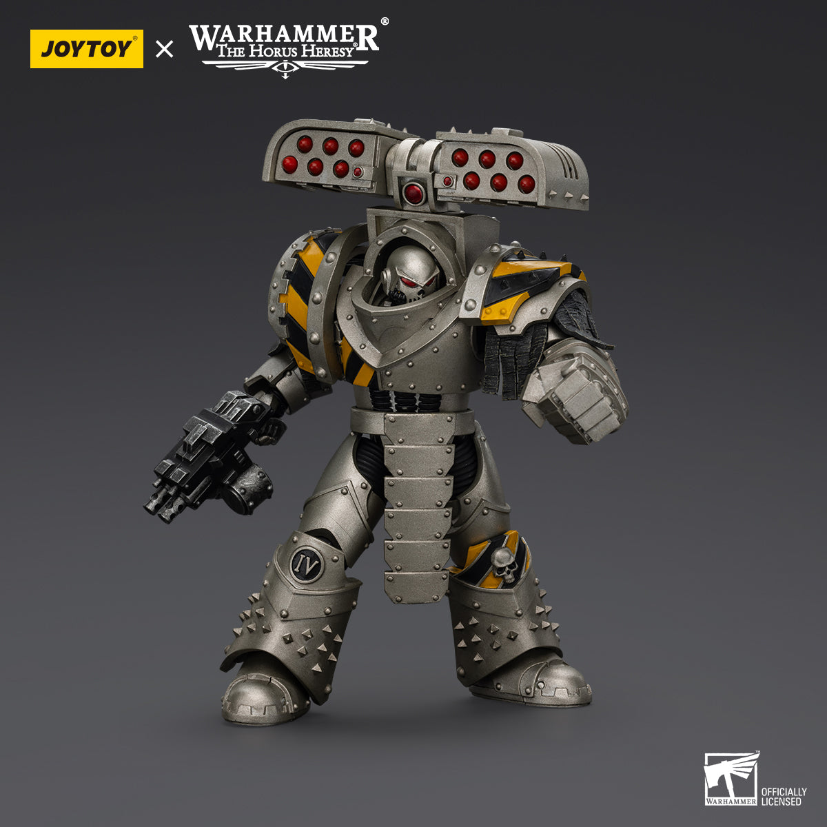 [IN STOCK]JOYTOY Warhammer 40K Action Figure 1/18 lron Warriors Tyrant Siege Terminator with Rocket launcher
