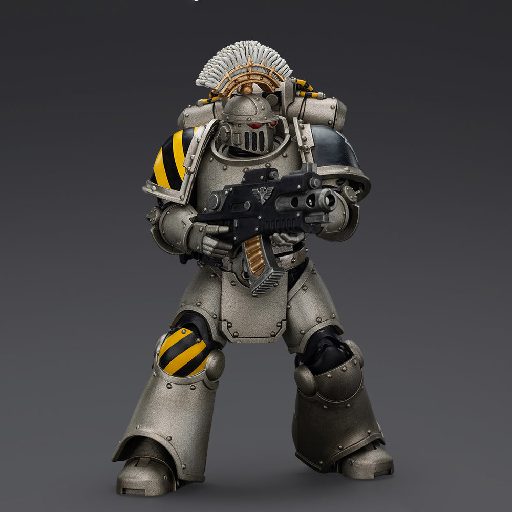 JOYTOY Warhammer 40,000 The Horus Heresy 1/18 Action Figure-Iron Warriors MKlll Tactical Sergeant Collection Model Birthday Gift