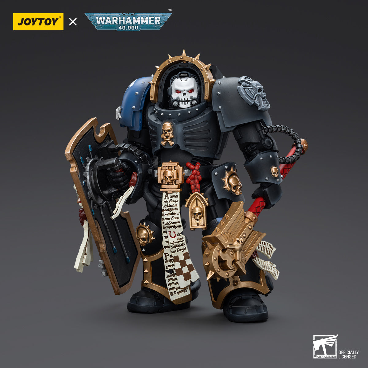 [IN STOCK]JOYTOY Warhammer 40K Action Figure 1/18 Ultramarines Chaplain in Terminator Armour
