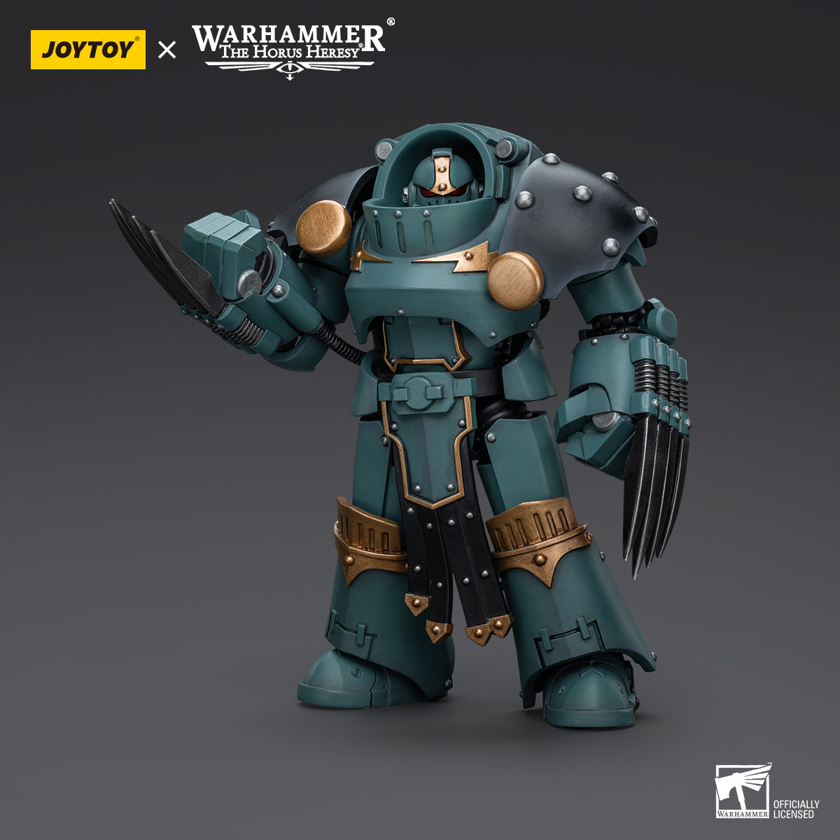 JOYTOY Action Figure 1/18 Sons Of Horus Tartaros Terminator Squad Terminator With Lightning Claws Model Birthday Gifts 