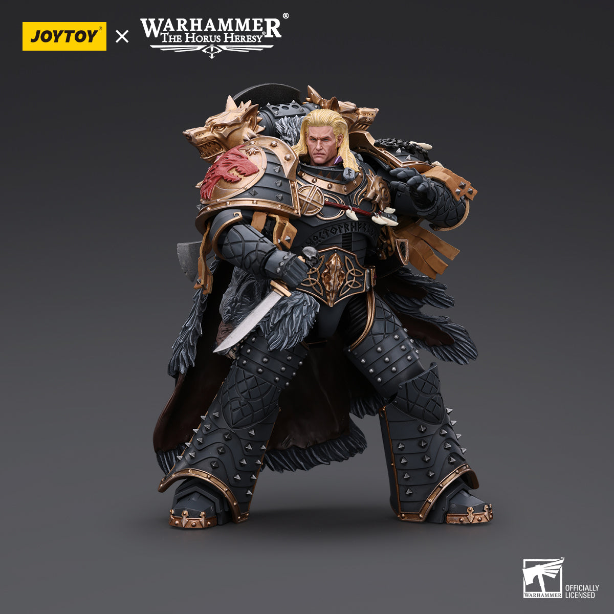 [IN STOCK]JOYTOY Warhammer 40K Action Figure 1/18 Space Wolves Leman Russ Primarch of the VIth Legion