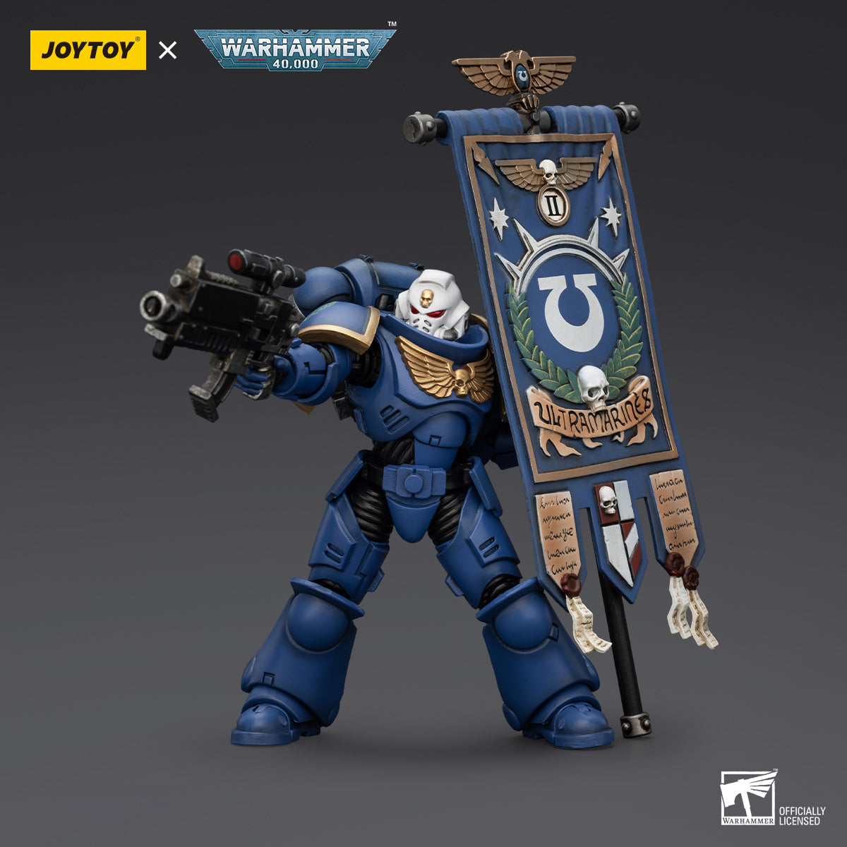 [IN STOCK]JOYTOY Warhammer 40K Action Figure 1/18 Ultramarines Heroes of the Chapter Primaris Ancient Posca