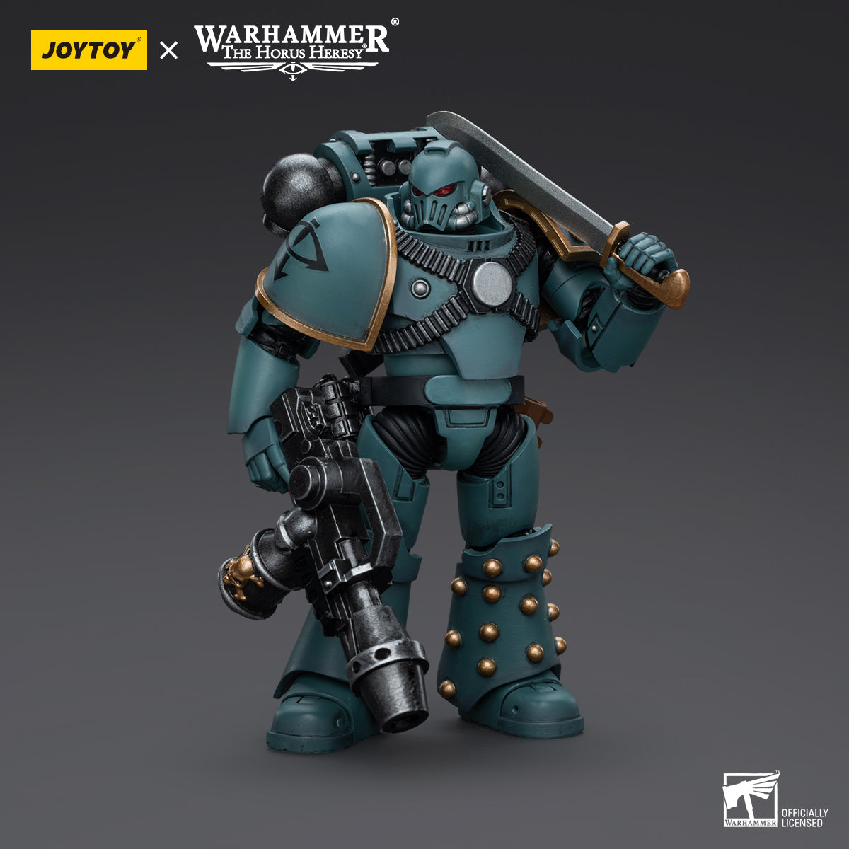 JOYTOY Action Figure 1/18 MKIV Tactical Squad Legionary with Flamer Model Birthday Gifts 