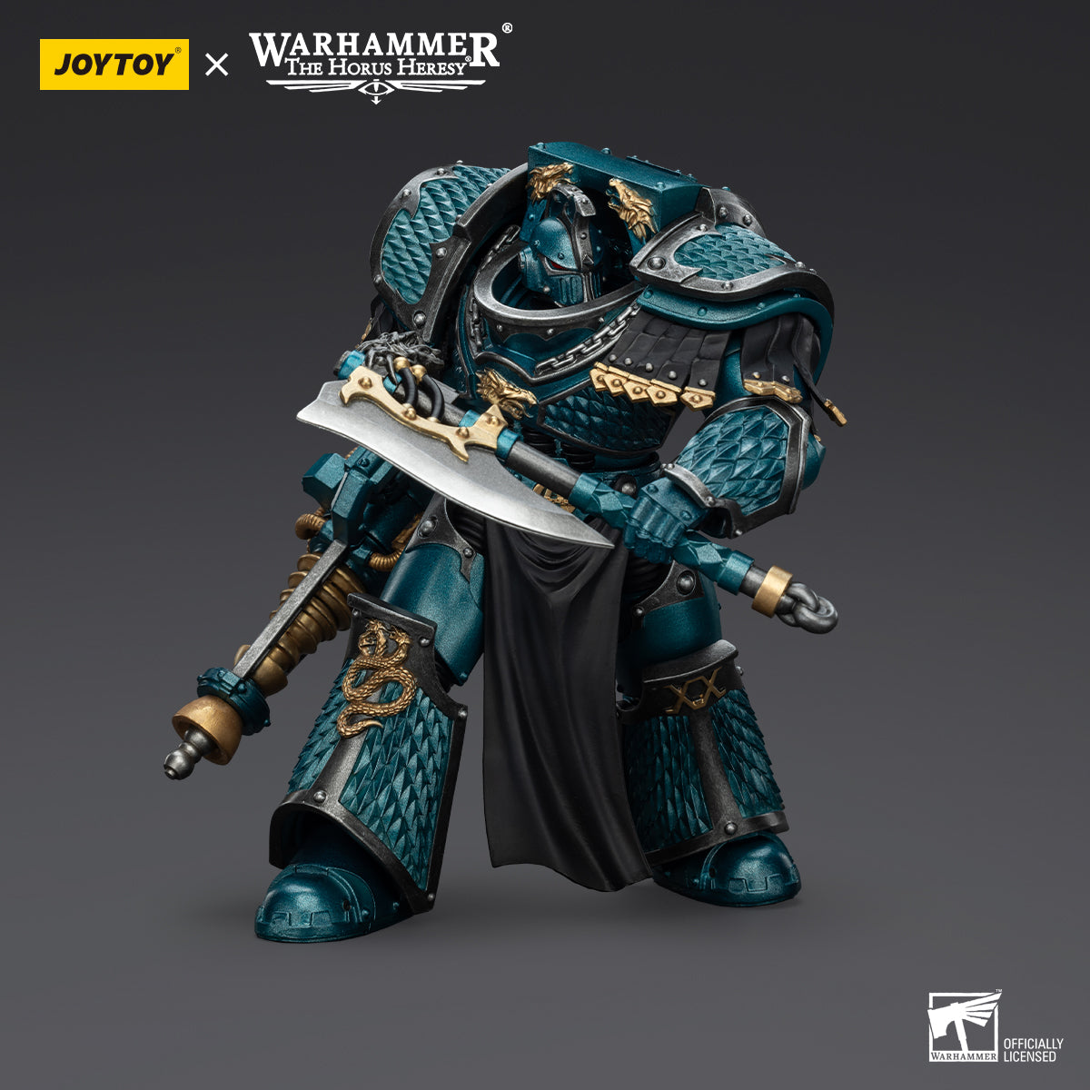 [IN STOCK]JOYTOY 1/18 Action Figure Warhammer 40,000 Alpha Legion Lernaean Terminator with Conversion Beam Cannon