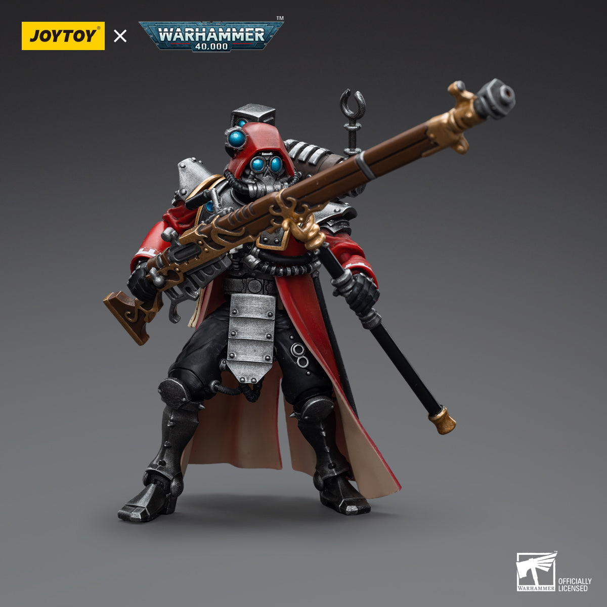 [IN STOCK]JOYTOY Warhammer 40K Action Figure 1/18 Adeptus Mechanicus Skitarii Ranger with Transuranic Arquebus