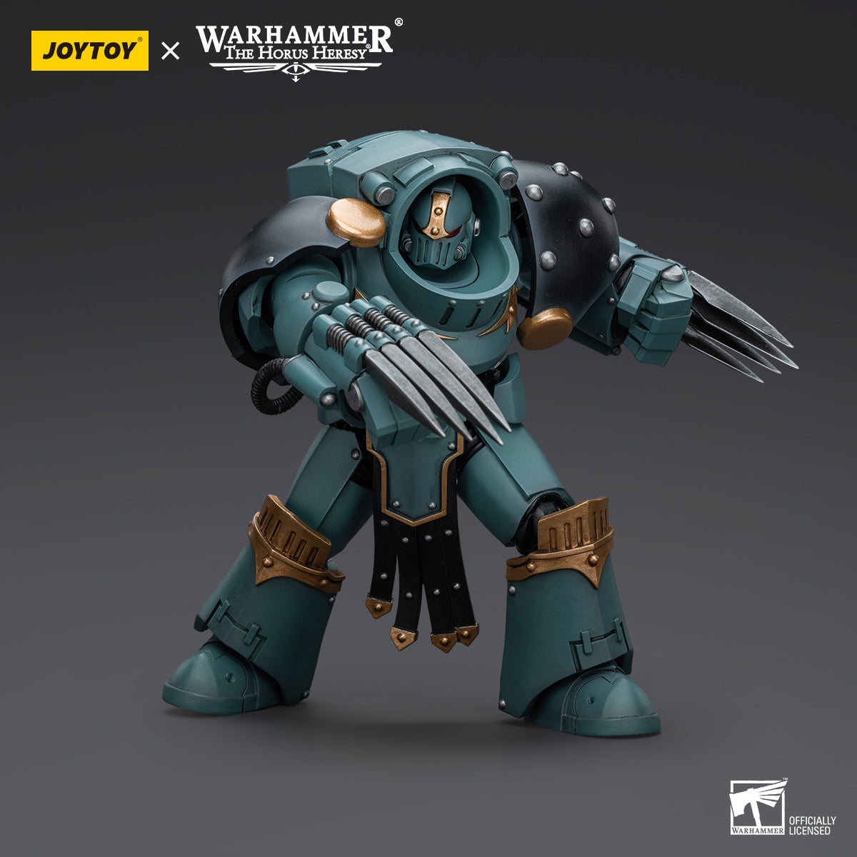 JOYTOY Action Figure 1/18 Sons Of Horus Tartaros Terminator Squad Terminator With Lightning Claws Model Birthday Gifts 