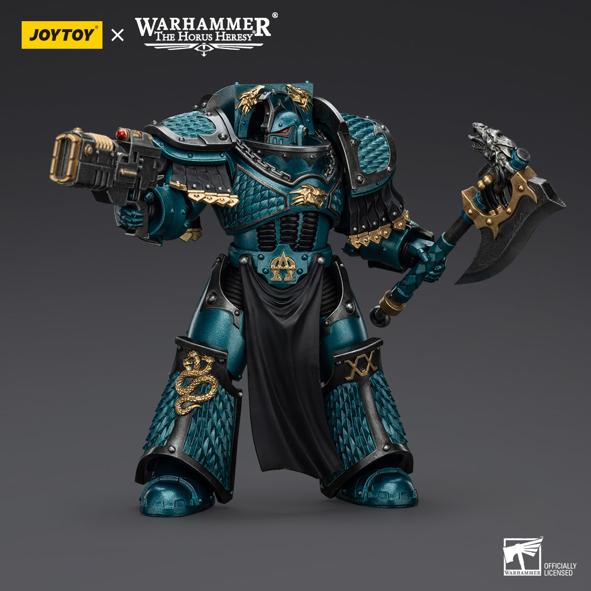 [IN STOCK]JOYTOY Warhammer 40K Action Figure 1/18 Alpha Legion Lernaean Terminator with Volkite Charger