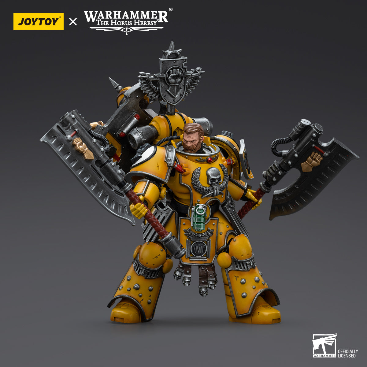 [IN STOCK]JOYTOY Warhammer 40K Action Figure 1/18 Imperial Fists Fafnir Rann JT9145