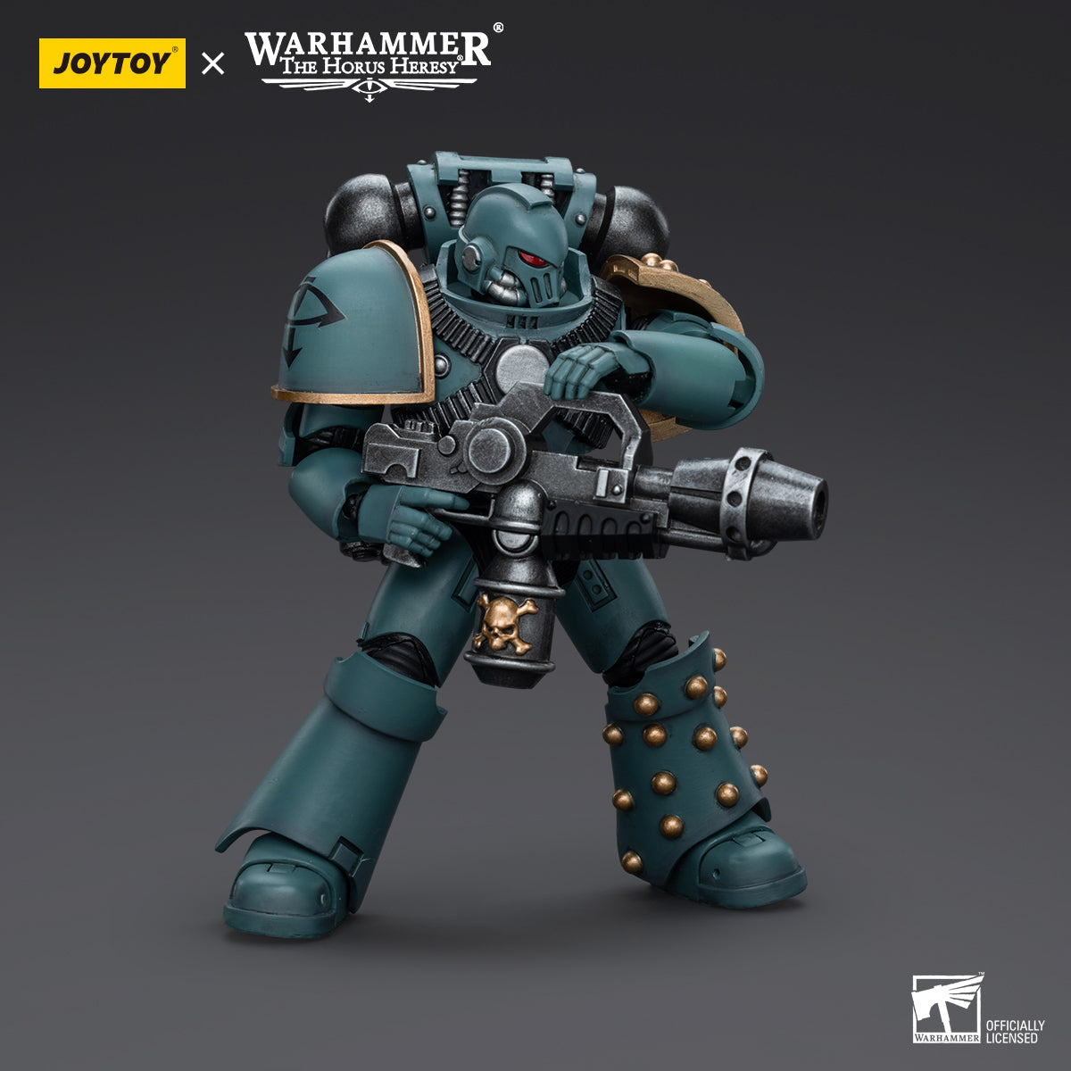 JOYTOY Action Figure 1/18 MKIV Tactical Squad Legionary with Flamer Model Birthday Gifts 