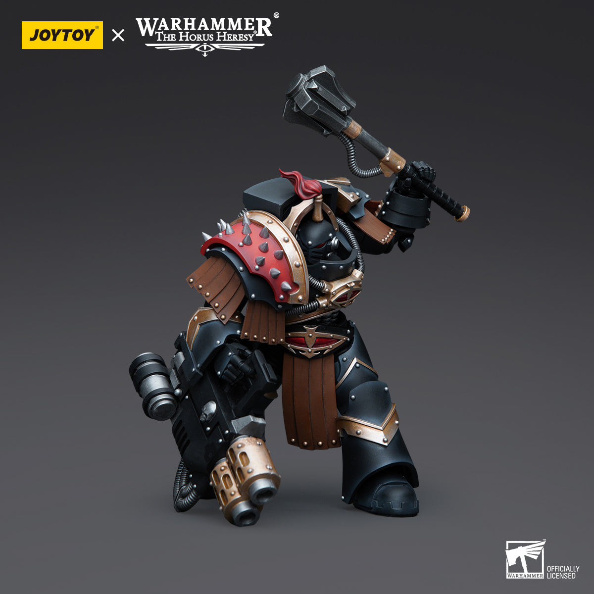 JOYTOY Action Figure 1/18 Sons of Horus Justaerin Terminator Squad Justaerin with Multi-melta and Power MauL Model Birthday Gifts 