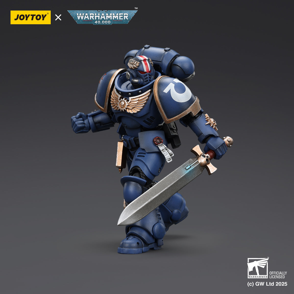 [IN STOCK]JOYTOY Warhammer 40K Action Figure 1/18 Ultramarines Primaris Lieutenant Argaranthe JT4065