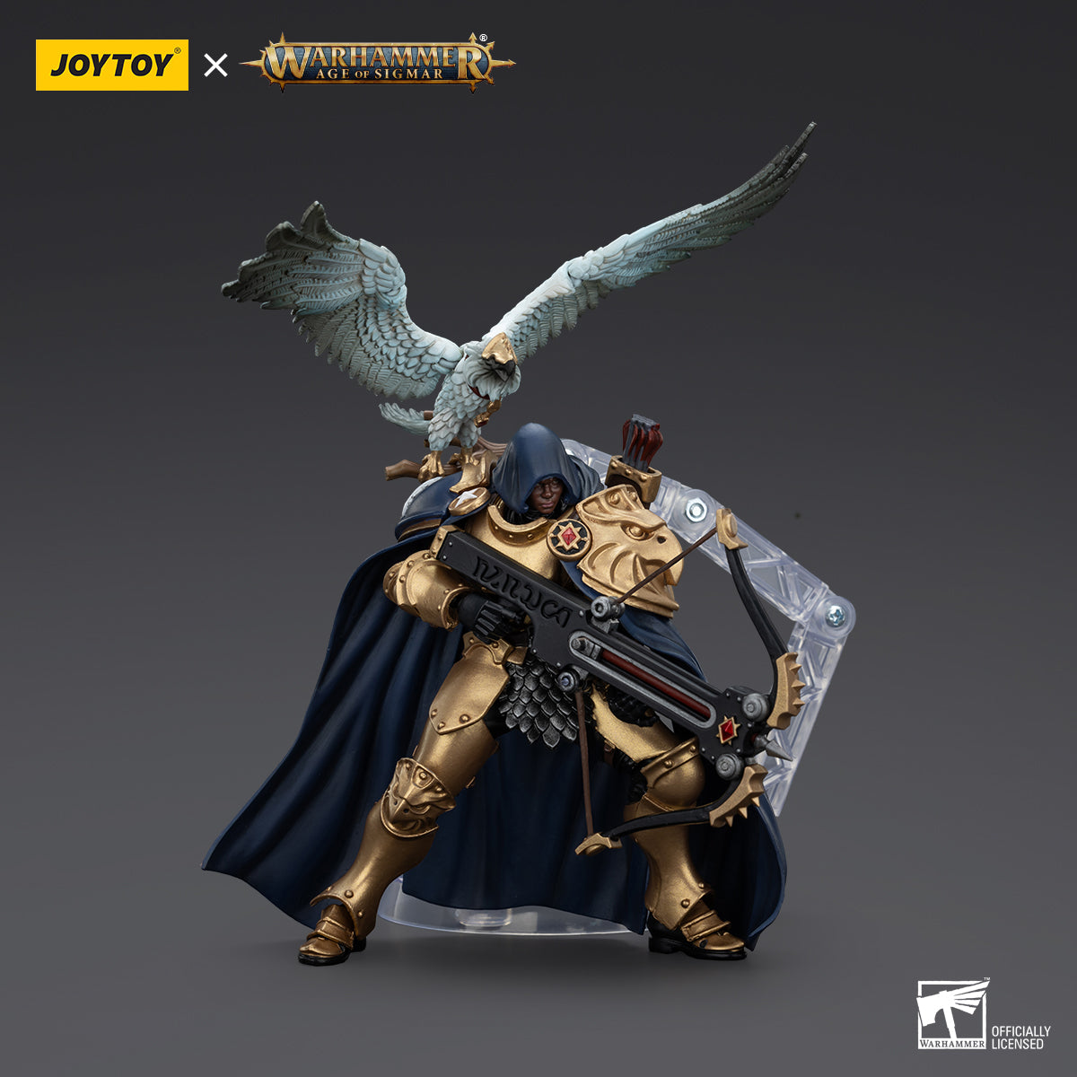 JOYTOY Action Figure 1/18 Warhammer AGE OF SIGMAR -Stormcast Eternals The Blacktalons Shakana Goldenblade Model Birthday Gifts 