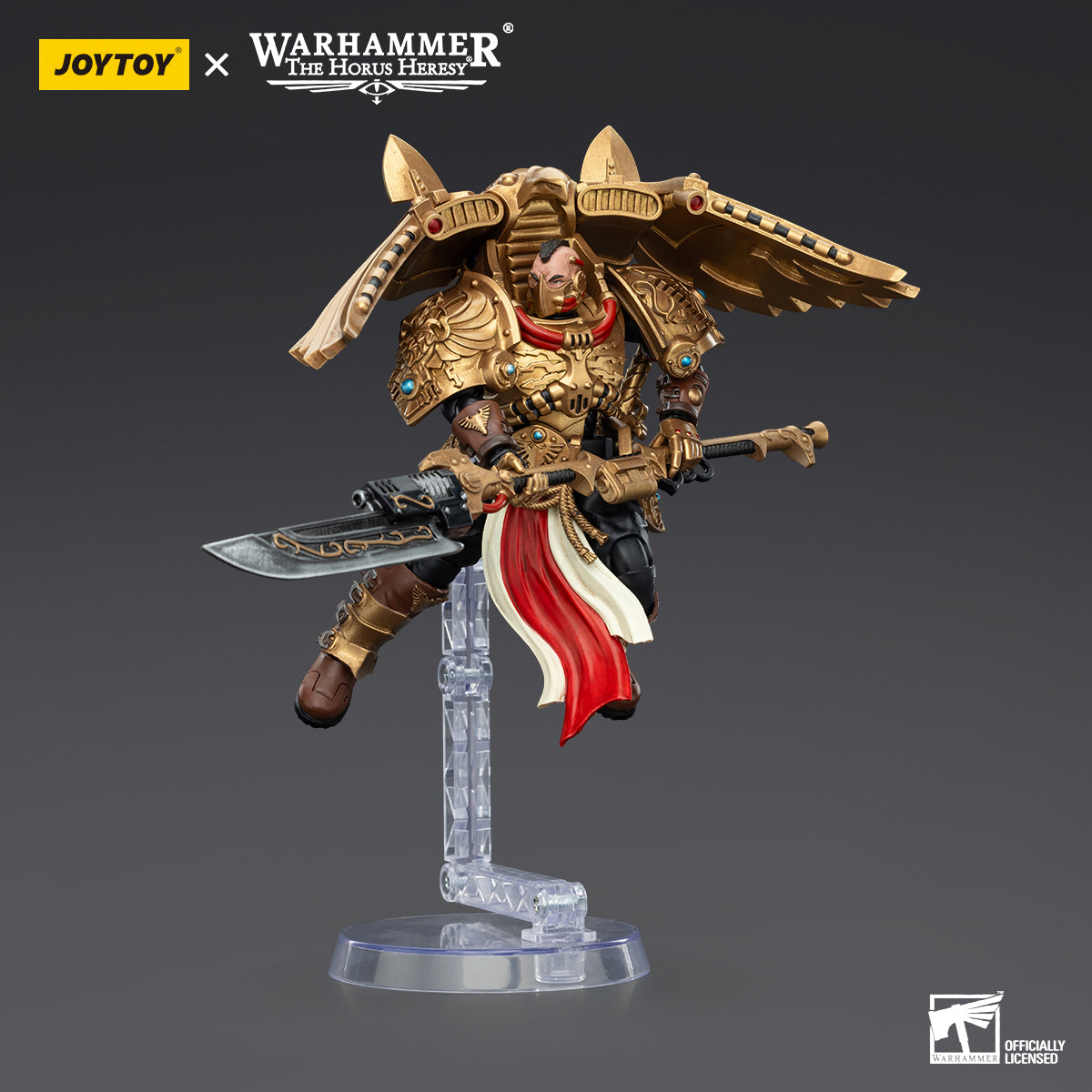 JOYTOY Action Figure 1/18 Legio Custodes Custodian Venatari Squad Venatari with Venatari Lance Model Birthday Gifts 