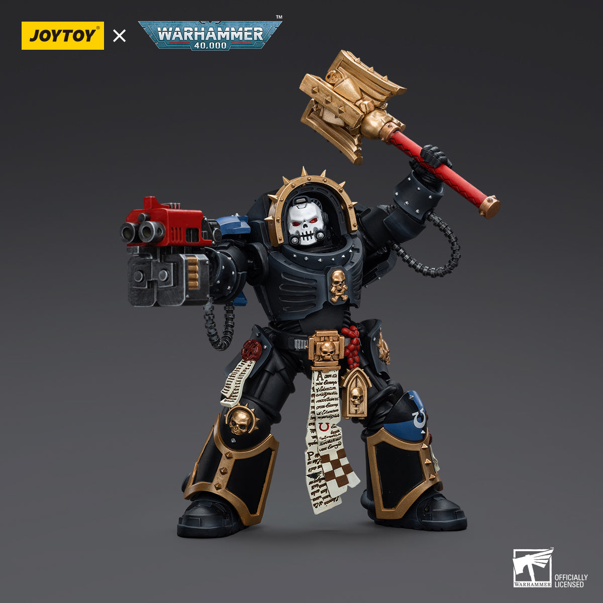 [IN STOCK]JOYTOY Warhammer 40K Action Figure 1/18 Ultramarines Chaplain in Terminator Armour