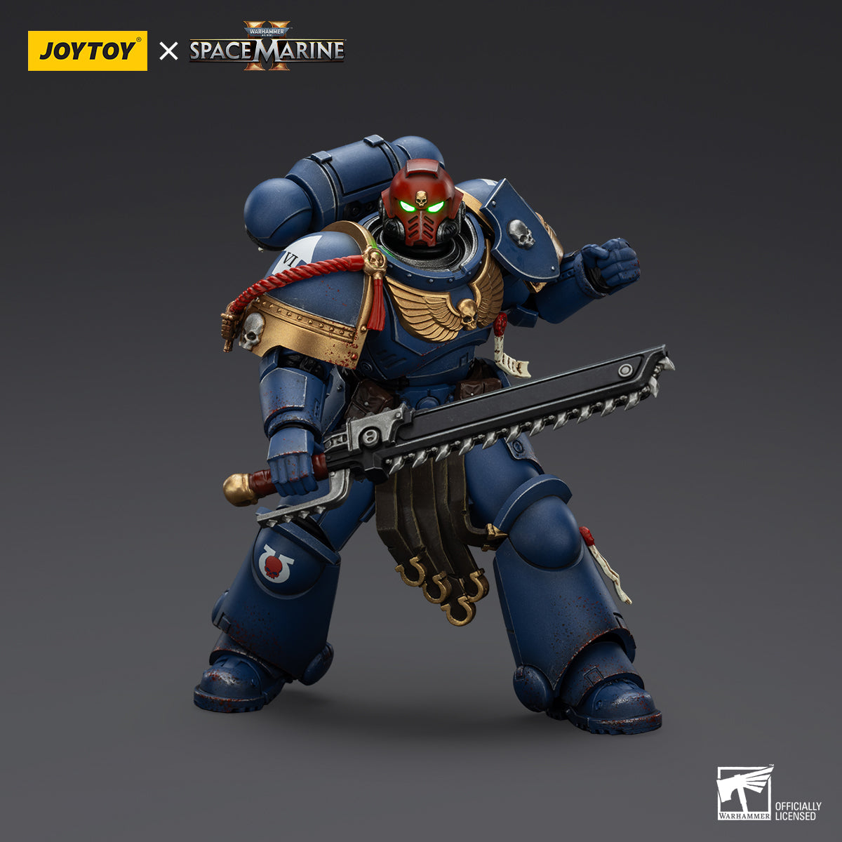[IN STOCK]JOYTOY Warhammer 40K Action Figure 1/18 Ultramarines Sergeant Gadriel-Collectors Edition