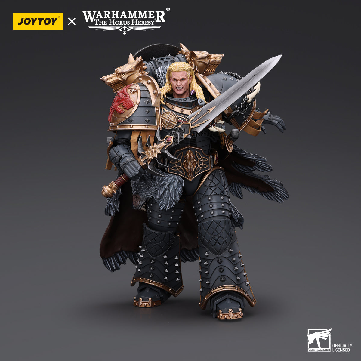 [IN STOCK]JOYTOY Warhammer 40K Action Figure 1/18 Space Wolves Leman Russ Primarch of the VIth Legion