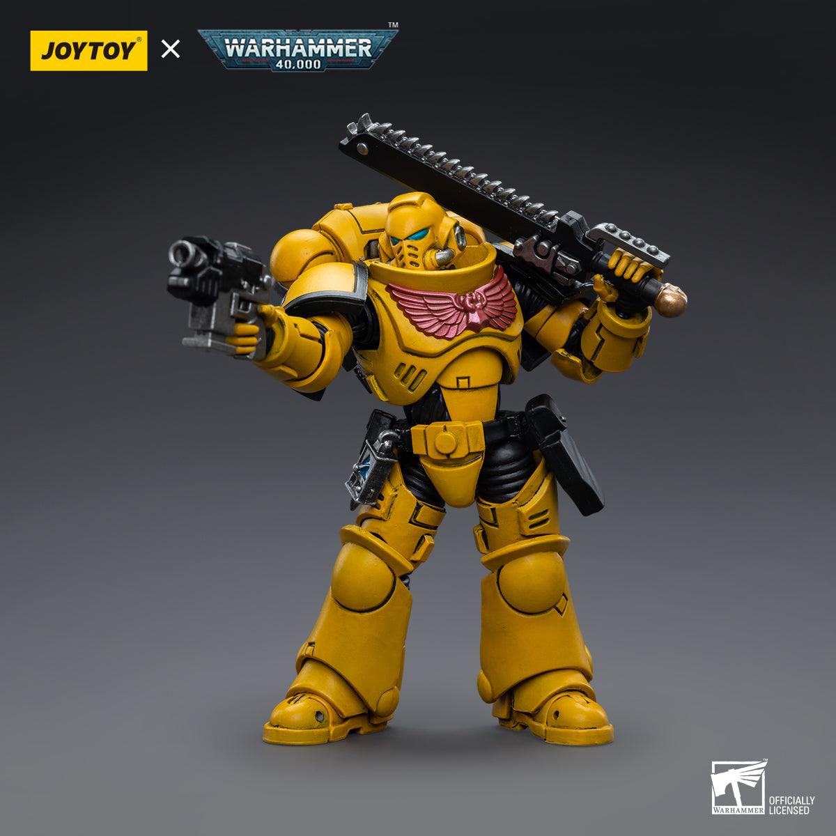JOYTOY Action Figure 1/18 Imperial Fists Intercessors Model Birthday Gifts 