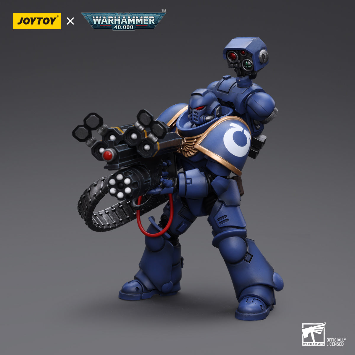 [IN STOCK]JOYTOY Warhammer 40K Action Figure 1/18 Ultramarines Desolation Marine with Castellan Launcher (Superkrak)