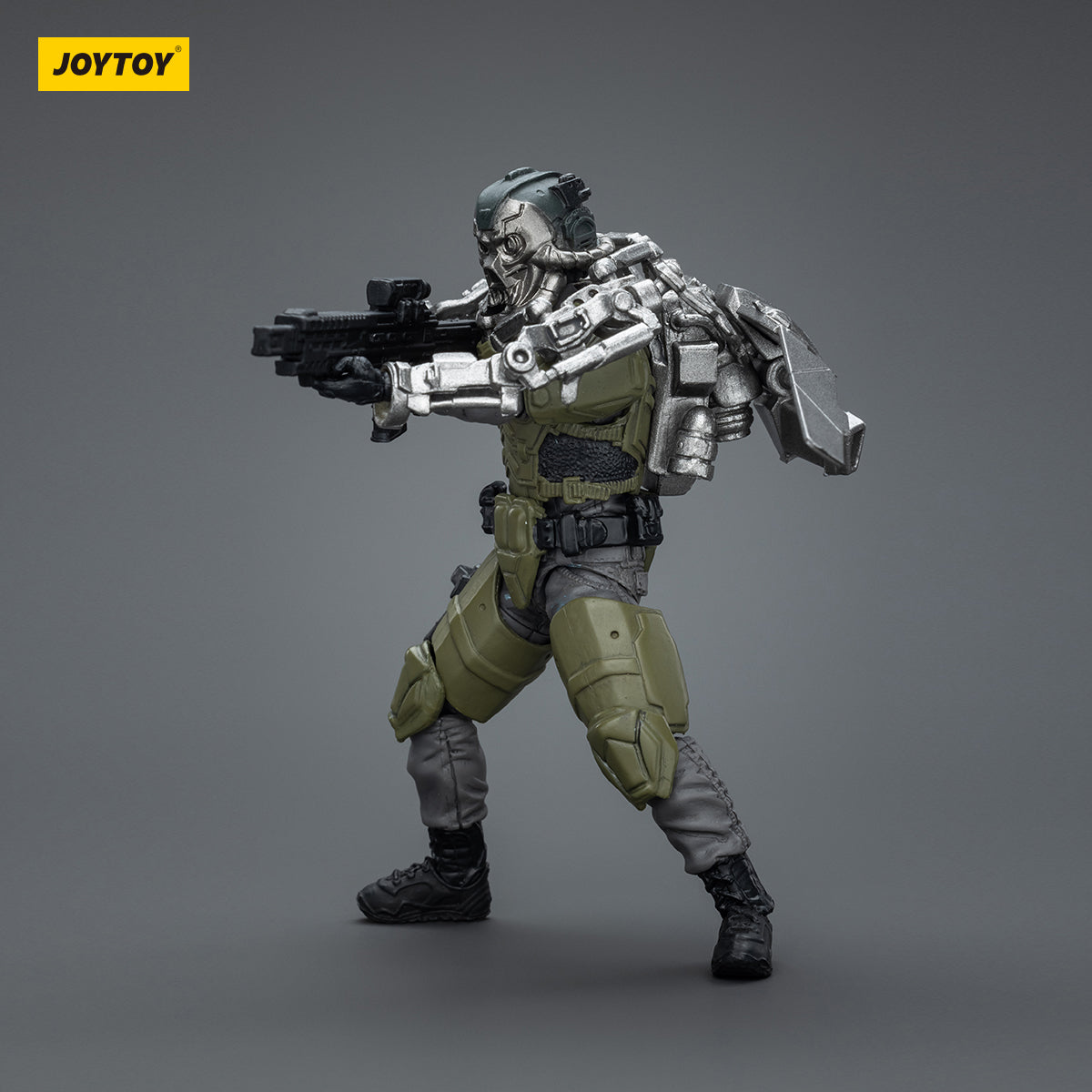 JOYTOY Action Figure 1/18 Army Builder Promotion Pack Figure 29 - Lone Wolf with Exoskeleton Model Birthday Gifts 