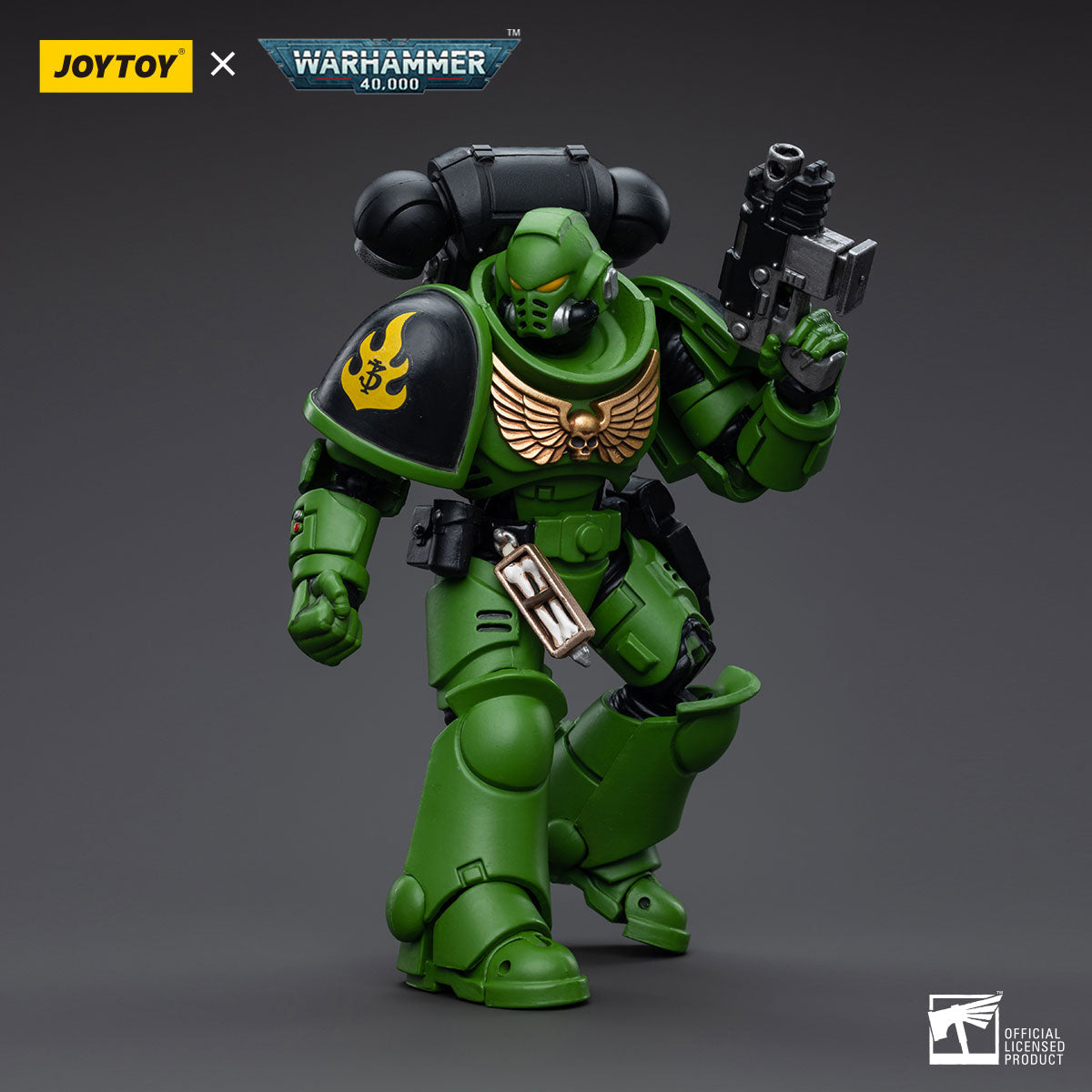JOYTOY  Warhammer  40000  1/18  Action Figure Salamanders Intercessors Brother Haecule & Salamanders Eradicators Sergeant Bragar & Salamanders Eradicators Brother T'Kren & Salamanders Captain Adrax Agatone