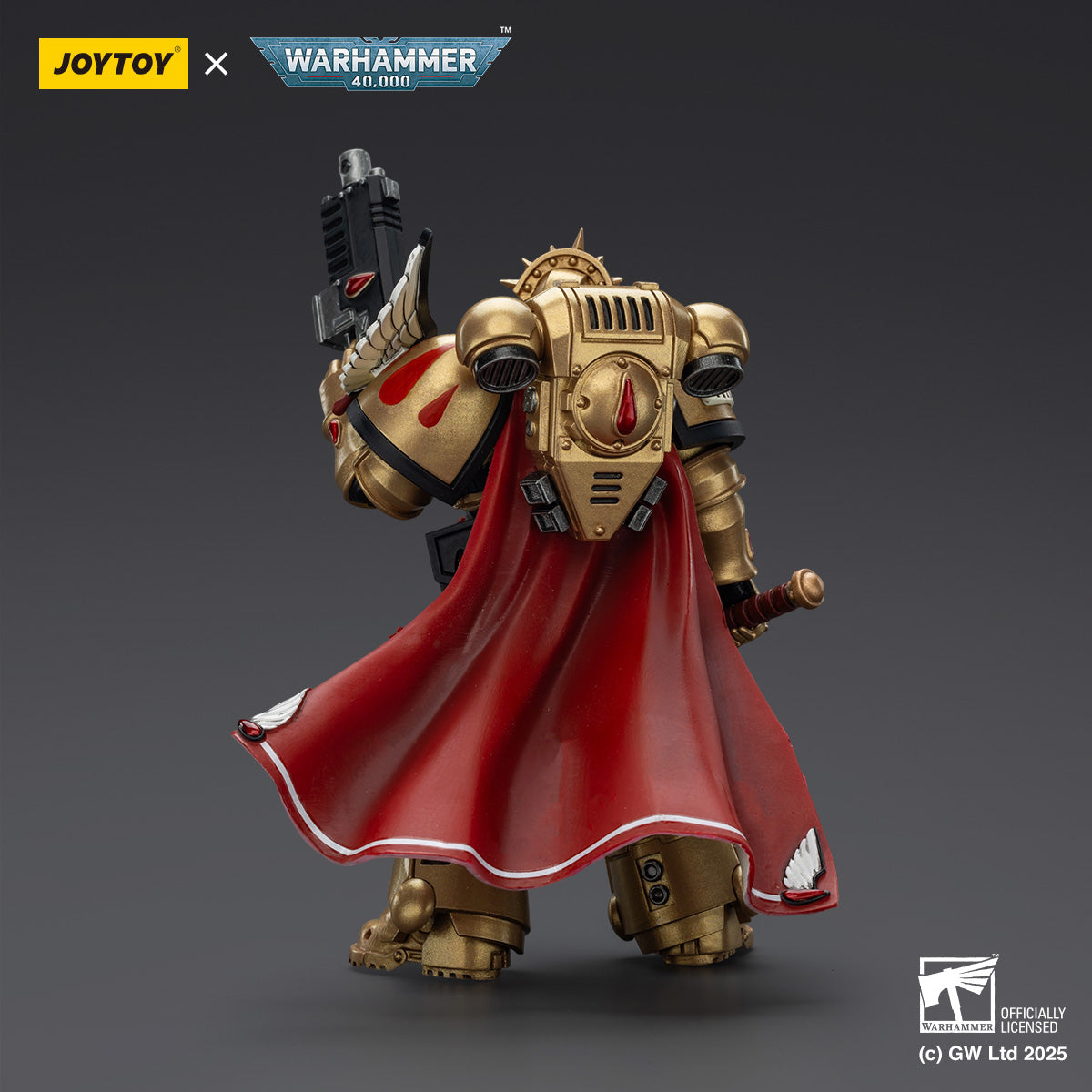 JOYTOY  Warhammer  40k  1/18  Action Figure Blood Angels Captain with Heavy Bolt Pistol & Power Sword & Ultramarines Lieutenant Titus-Collectors Edition