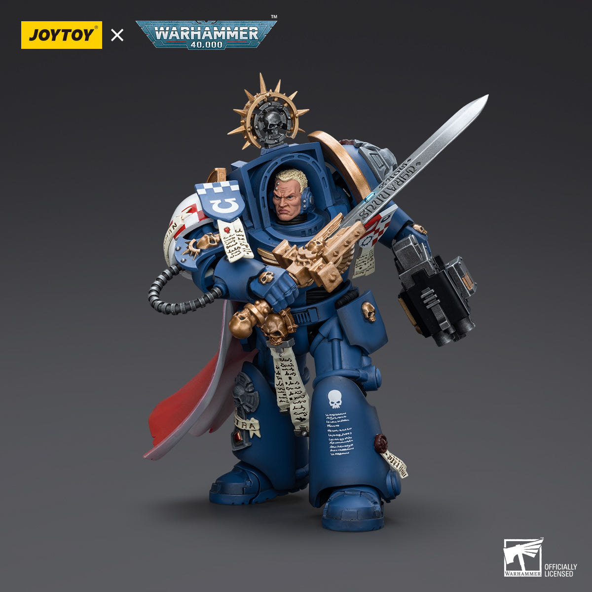 JOYTOY Action Figure 1/18 Ultramarines Terminator Captain Severus Agemman Model Birthday Gifts