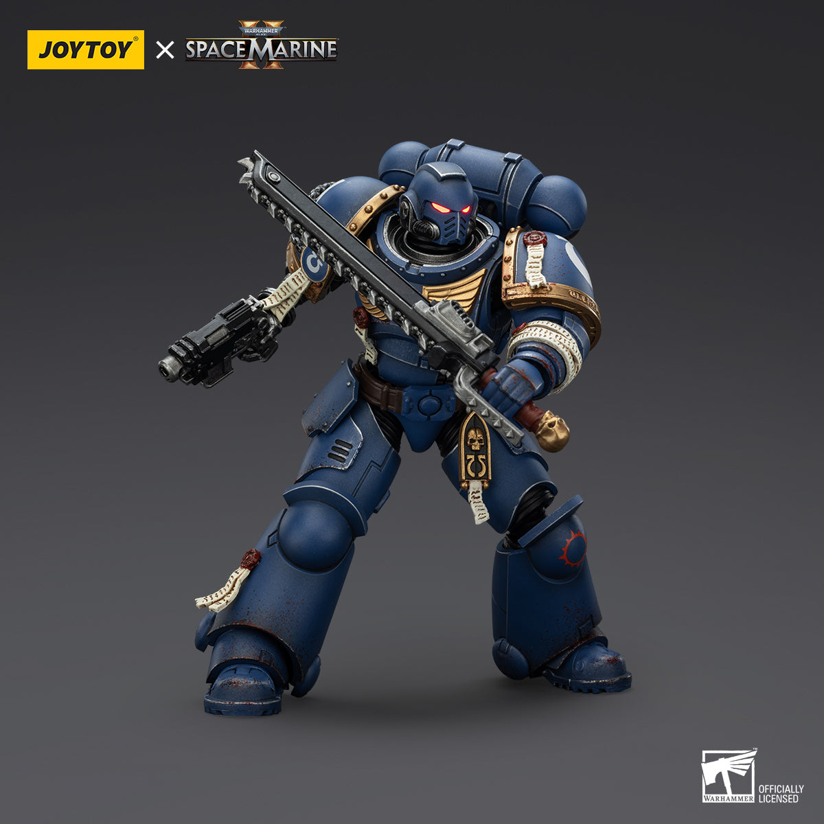 [IN STOCK]JOYTOY Warhammer 40K Action Figure 1/18 Ultramarines Brother Chairon-Collectors Edition