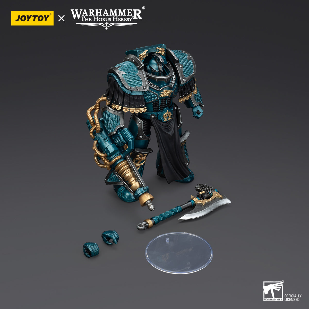 [IN STOCK]JOYTOY 1/18 Action Figure Warhammer 40,000 Alpha Legion Lernaean Terminator with Conversion Beam Cannon