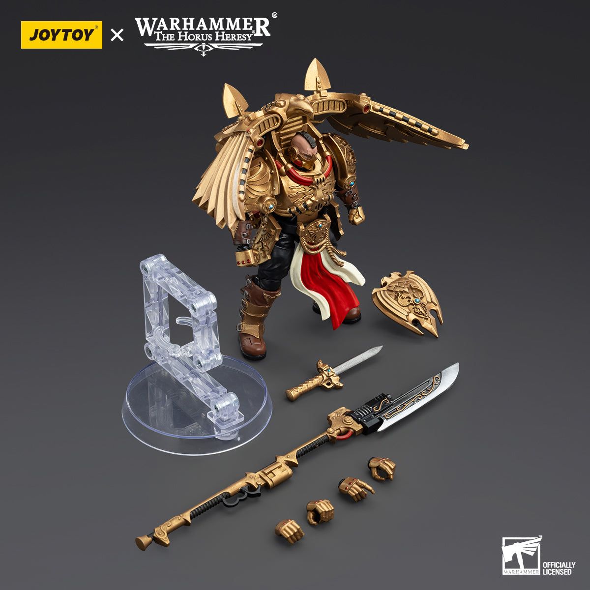 JOYTOY Action Figure 1/18 Legio Custodes Custodian Venatari Squad Venatari with Venatari Lance Model Birthday Gifts 
