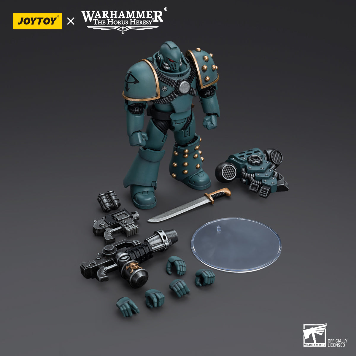 JOYTOY Action Figure 1/18 MKIV Tactical Squad Legionary with Flamer Model Birthday Gifts 